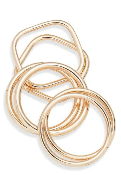 Open Edit 6-pack Assorted Bangles In Gold
