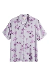 OPEN EDIT OPEN EDIT ABSTRACT FLORAL CAMP SHIRT