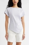 Open Edit Asymmetric T-shirt In White