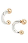 Open Edit Barbell Ear Jackets In Multi