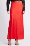 Open Edit Bias Cut Maxi Skirt