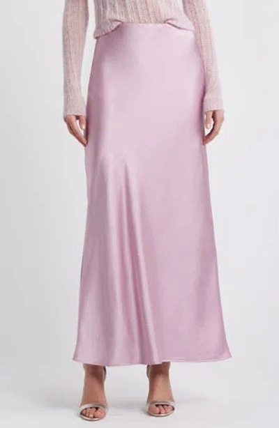 Open Edit Bias Cut Maxi Skirt In Purple Dawn