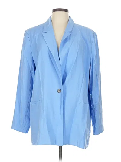 Open Edit Blazer Jacket In Blue
