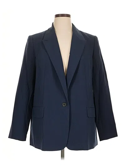 Pre-owned Open Edit Blazer Jacket In Blue