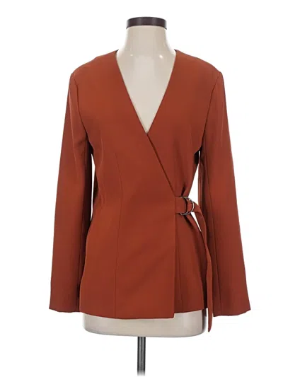 Pre-owned Open Edit Blazer Jacket In Brown