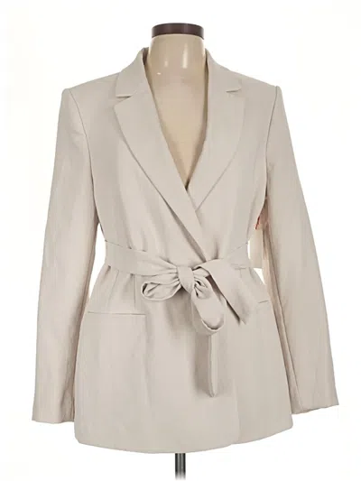 Pre-owned Open Edit Blazer Jacket In Ivory