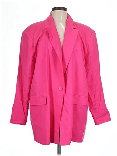 Pre-owned Open Edit Blazer Jacket In Pink