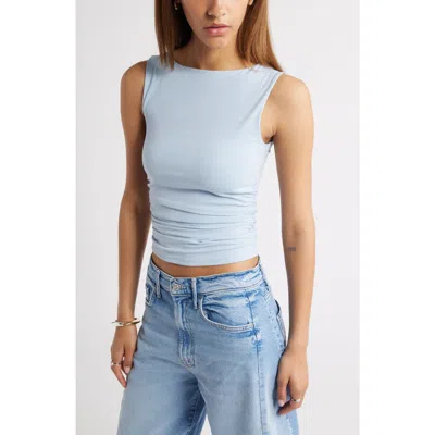 Open Edit Boat Neck Sleeveless Top