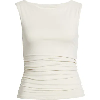 Open Edit Boat Neck Sleeveless Top