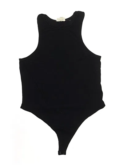 Pre-owned Open Edit Bodysuit In Black