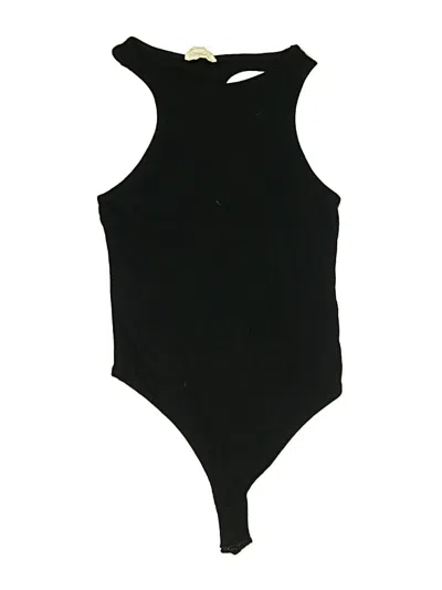 Pre-owned Open Edit Bodysuit In Black