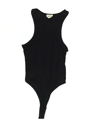 Pre-owned Open Edit Bodysuit In Black