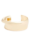 Open Edit Bold Cuff Bracelet In Gold