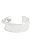 Open Edit Bold Cuff Bracelet In White