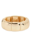 Open Edit Bold Puff Stretch Bracelet In Gold