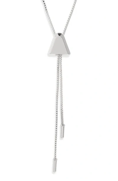 Open Edit Bolo Necklace In Metallic