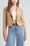 OPEN EDIT BOXY CROP BLAZER