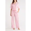 Open Edit Boxy Everyday Satin Pajamas In Pink
