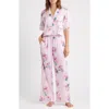 Open Edit Boxy Everyday Satin Pajamas In Pink