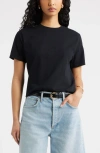 Open Edit Boyfriend T-shirt In Black