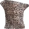 Open Edit Cap Sleeve Mesh Top In Multi