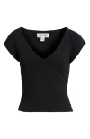 Open Edit Cap Sleeve Top