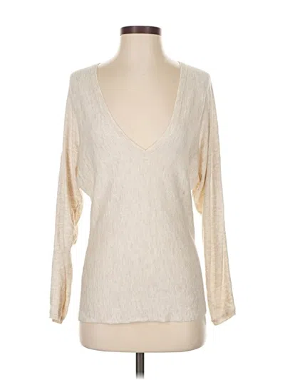 Pre-owned Open Edit Cardigan Sweater In Ivory