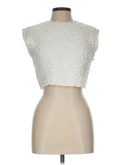 Pre-owned Open Edit Cardigan Sweater In Ivory