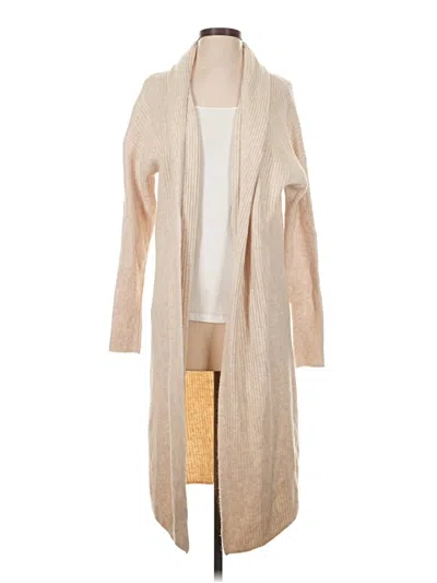 Open Edit Cardigan Sweater In Tan