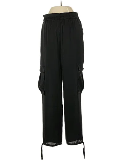 Pre-owned Open Edit Cargo Pants In Black