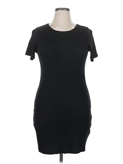 Pre-owned Open Edit Casual Dress In Black