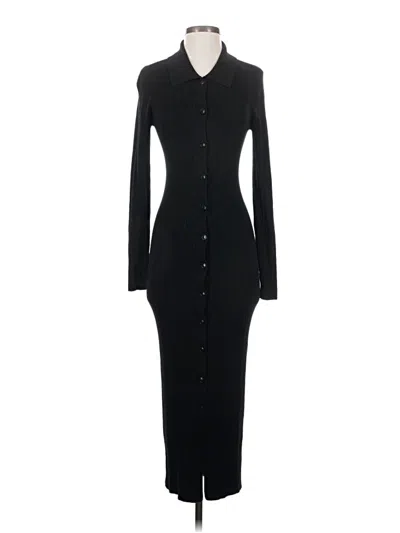 Pre-owned Open Edit Casual Dress In Black