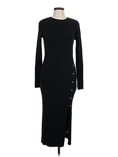 Pre-owned Open Edit Casual Dress In Black