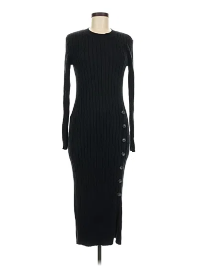Pre-owned Open Edit Casual Dress In Black