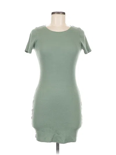 Pre-owned Open Edit Casual Dress In Green