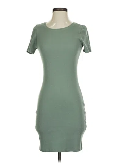 Pre-owned Open Edit Casual Dress In Green