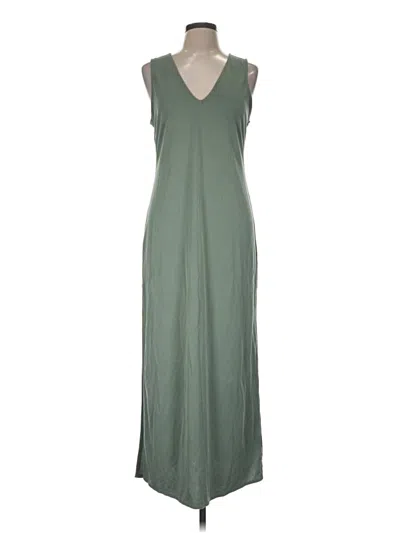 Pre-owned Open Edit Casual Dress In Green