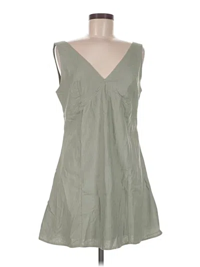 Pre-owned Open Edit Casual Dress In Green