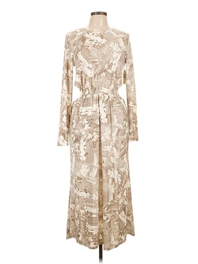 Open Edit Casual Dress In Ivory