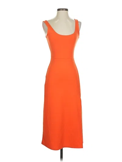 Pre-owned Open Edit Casual Dress In Orange