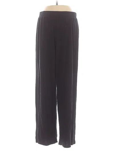 Pre-owned Open Edit Casual Pants In Black