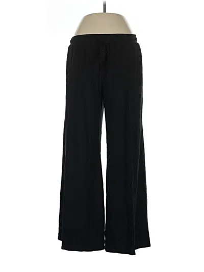Pre-owned Open Edit Casual Pants In Black
