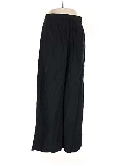 Pre-owned Open Edit Casual Pants In Black