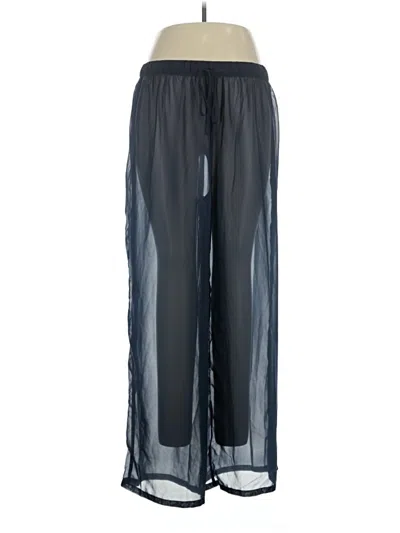 Pre-owned Open Edit Casual Pants In Blue