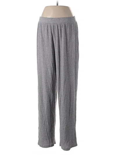Pre-owned Open Edit Casual Pants In Gray
