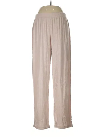 Pre-owned Open Edit Casual Pants In Tan