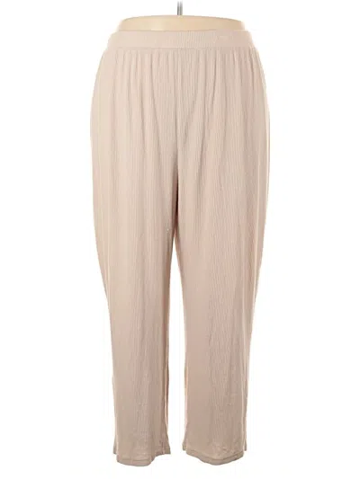 Pre-owned Open Edit Casual Pants In Tan