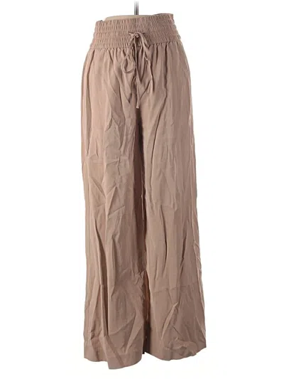 Pre-owned Open Edit Casual Pants In Tan