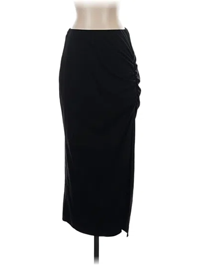 Pre-owned Open Edit Casual Skirt In Black
