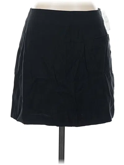 Pre-owned Open Edit Casual Skirt In Black
